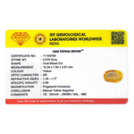 Yellow Sapphire - 2.85 Carat