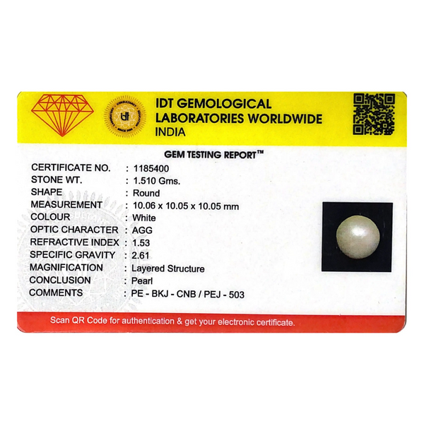 Pearl - 7.55 Carat - Pramogh