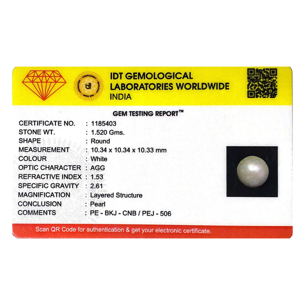 Pearl - 7.6 Carat - Pramogh