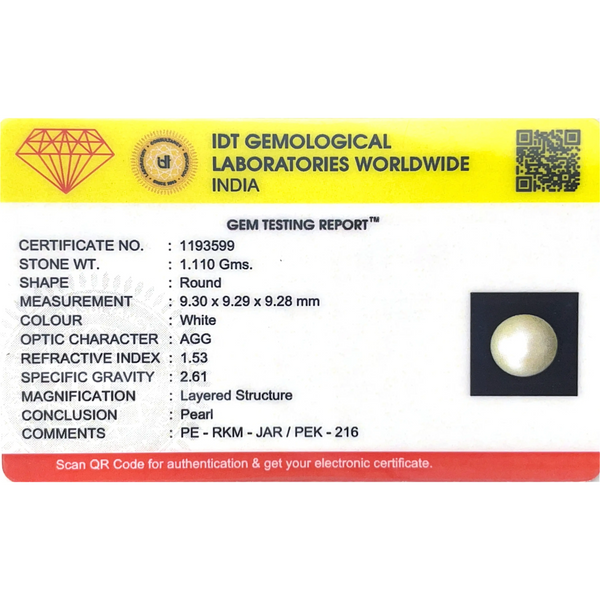 Pearl - 5.55 Carat