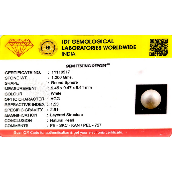 Pearl - 6.3 Carat