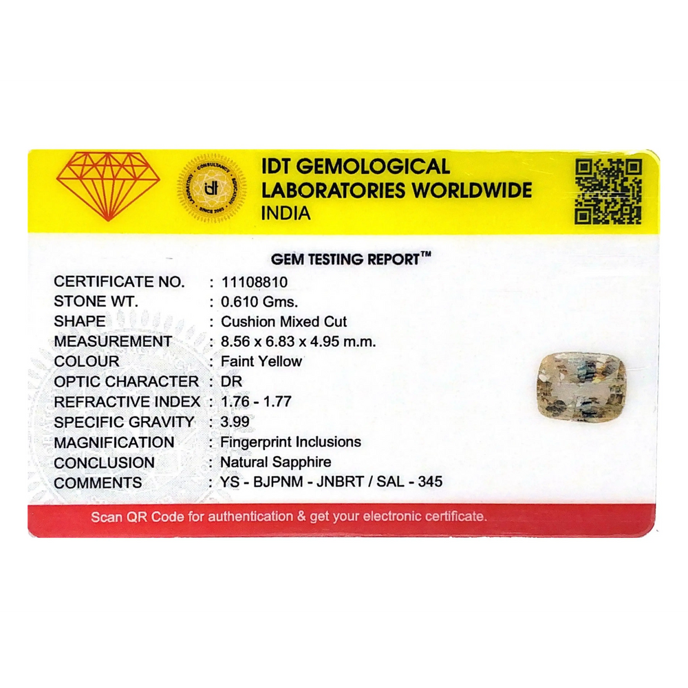 Yellow Sapphire - 3.05 Carat
