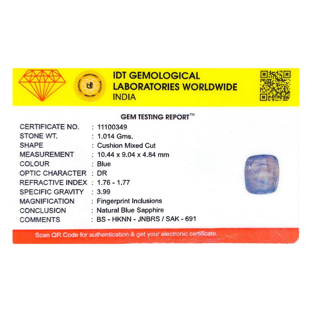 Blue Sapphire - 5.07 Carat