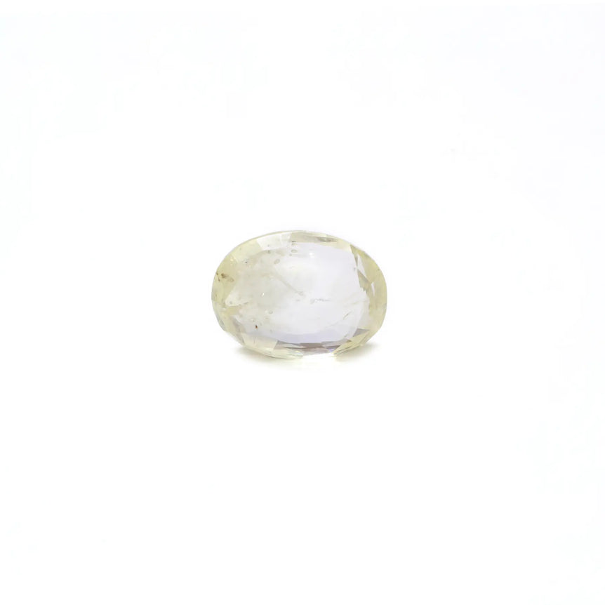 White Sapphire - 4.08 Carat - Pramogh