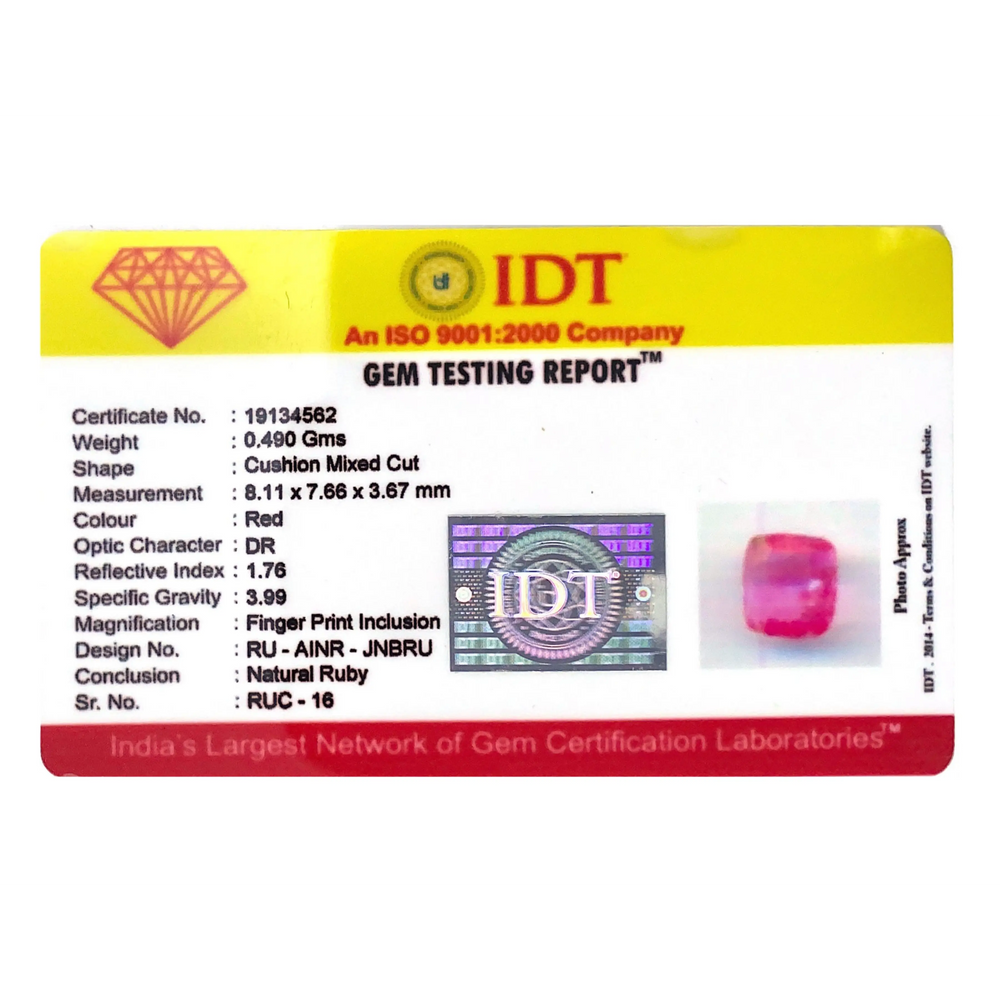 Srilankan Ruby - 2.45 Carat - Pramogh