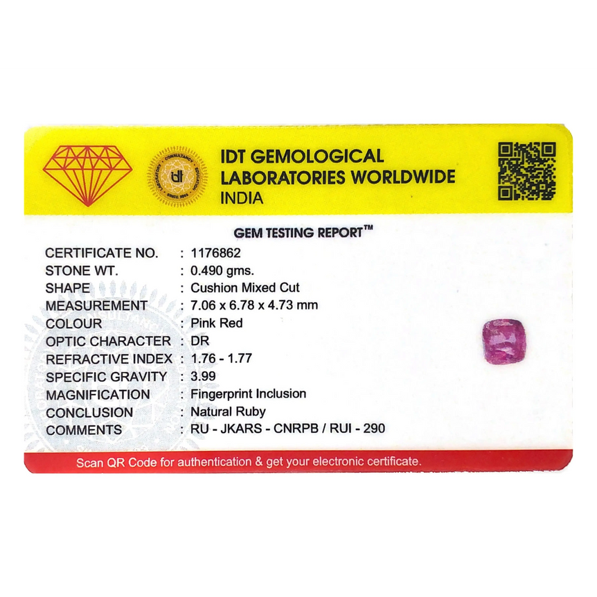 Srilankan Ruby - 2.45 Carat - Pramogh