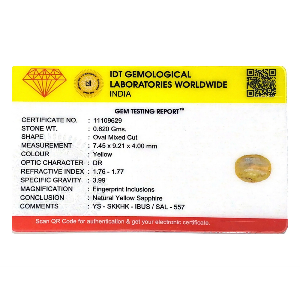 Yellow Sapphire - 2.4 Carat