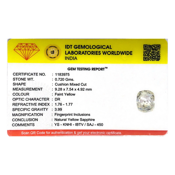 White Sapphire - 3.6 Carat