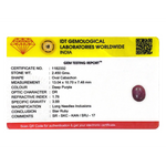 Star Ruby - 12.25 Carat
