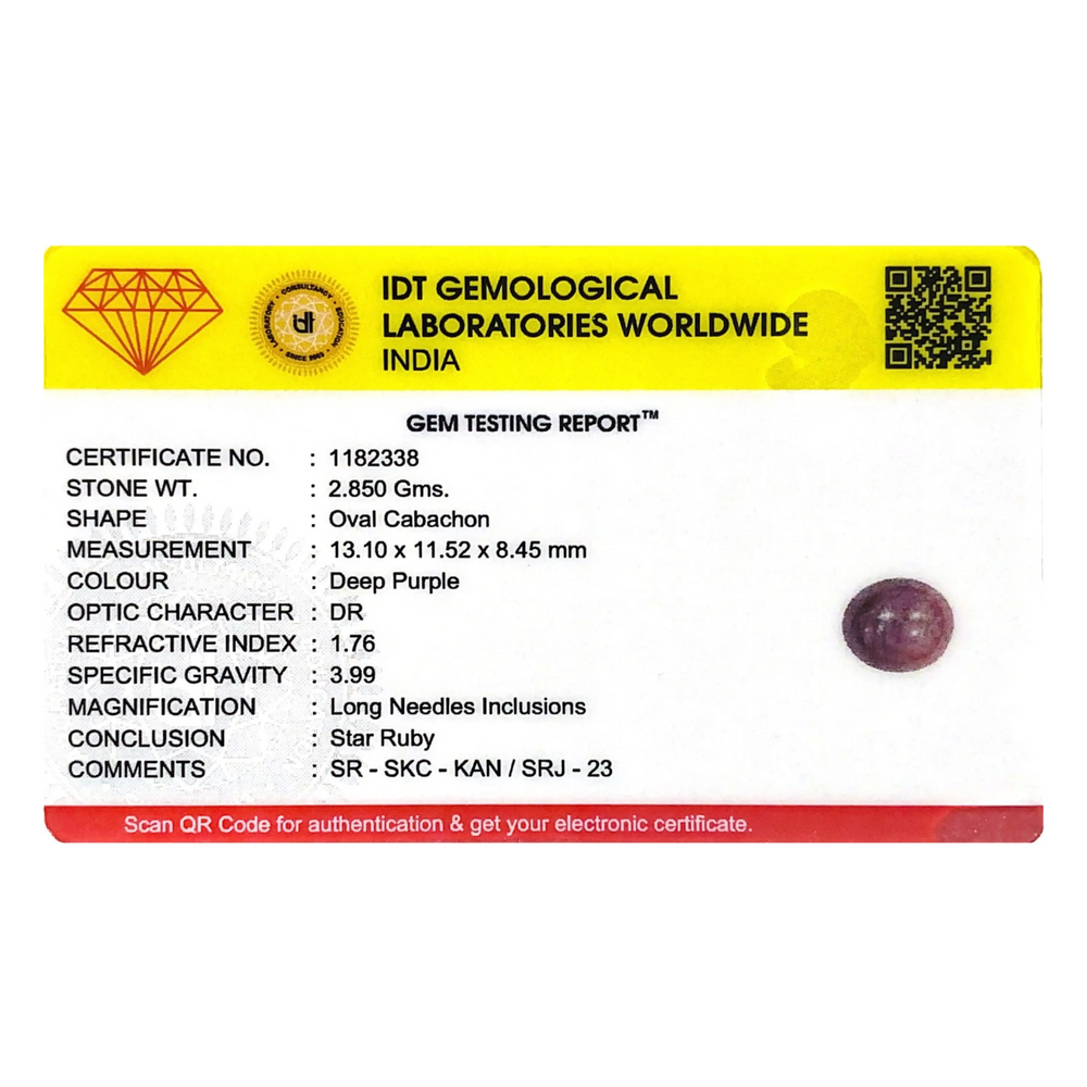 Star Ruby - 14.25 Carat