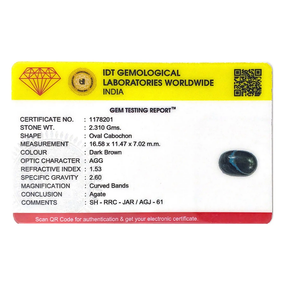 Sulemani Haqeeq - 11.55 Carat - Pramogh