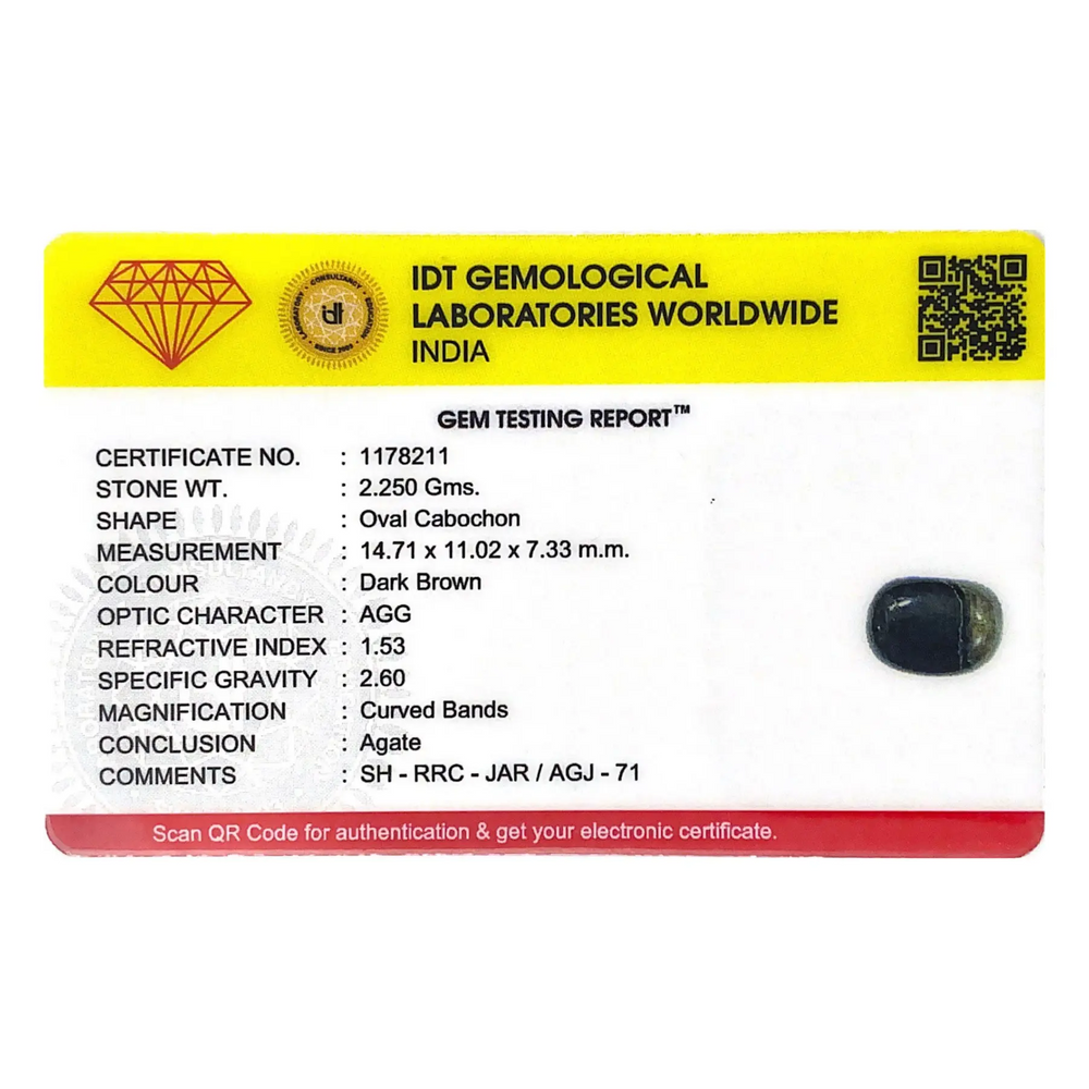 Sulemani Haqeeq - 11.25 Carat - Pramogh