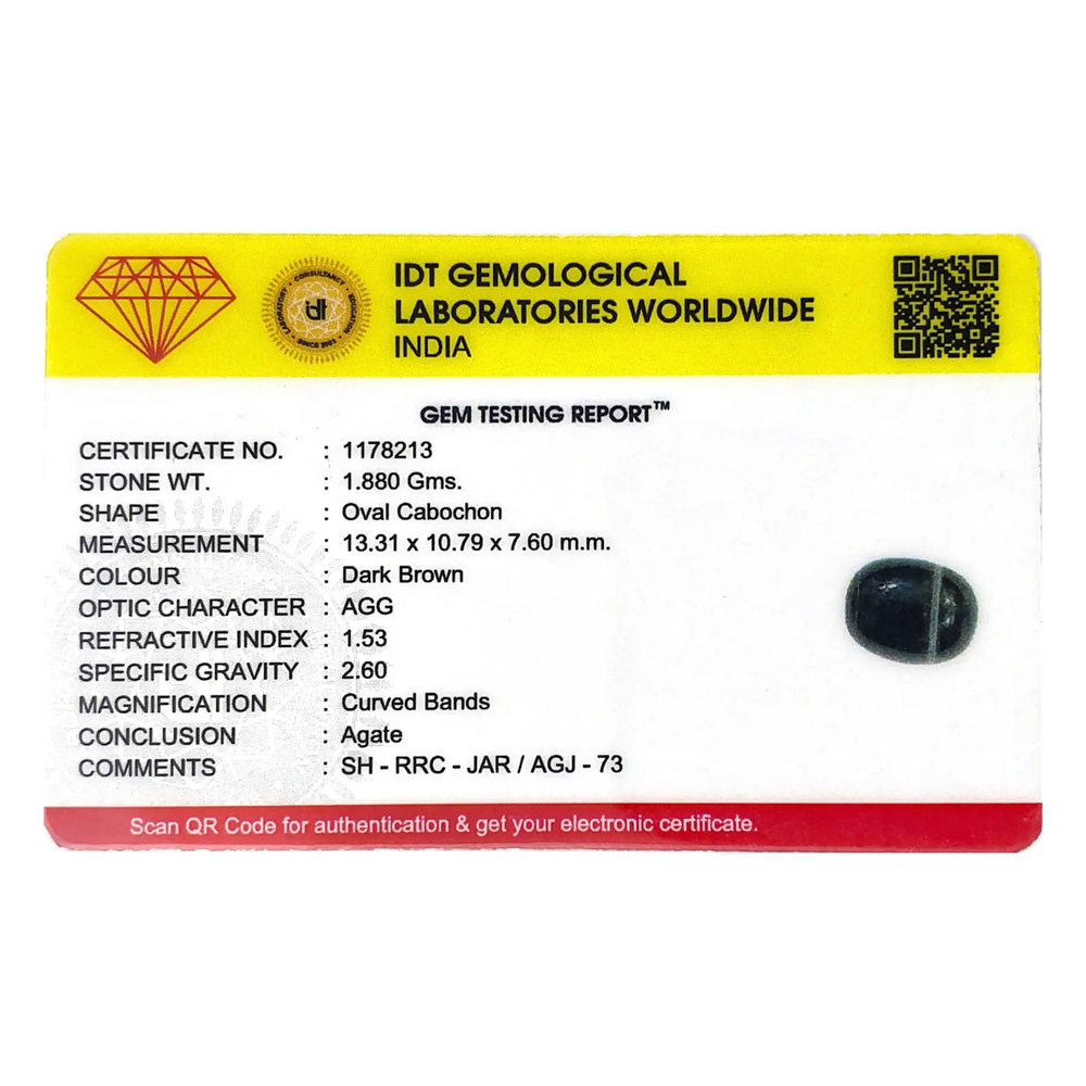 Sulemani Haqeeq - 9.4 Carat - Pramogh