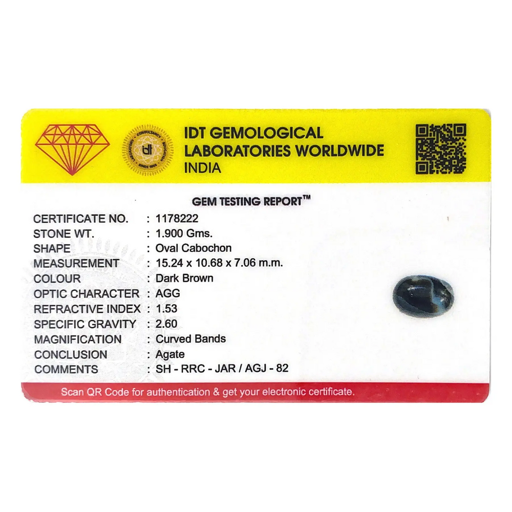 Sulemani Haqeeq - 9.5 Carat - Pramogh