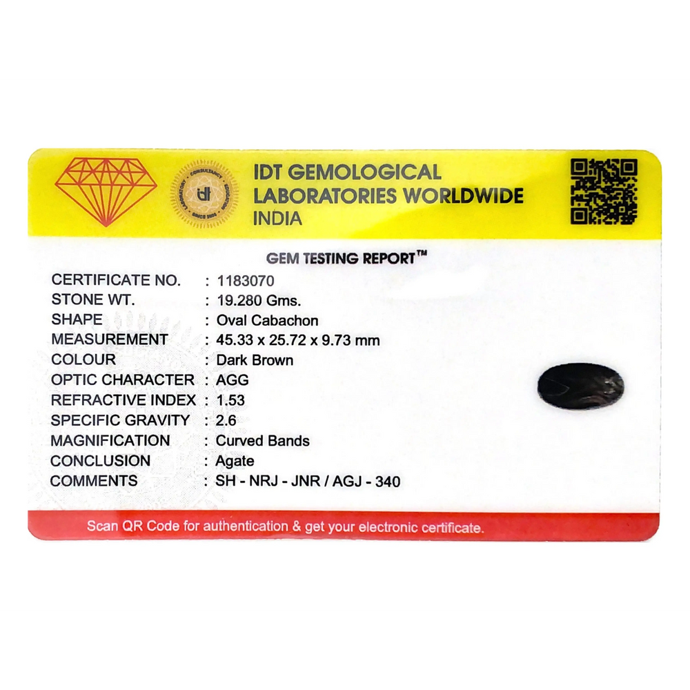 Sulemani Haqeeq - 96.4 Carat - Pramogh