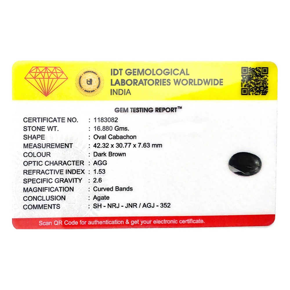 Sulemani Haqeeq - 84.4 Carat - Pramogh