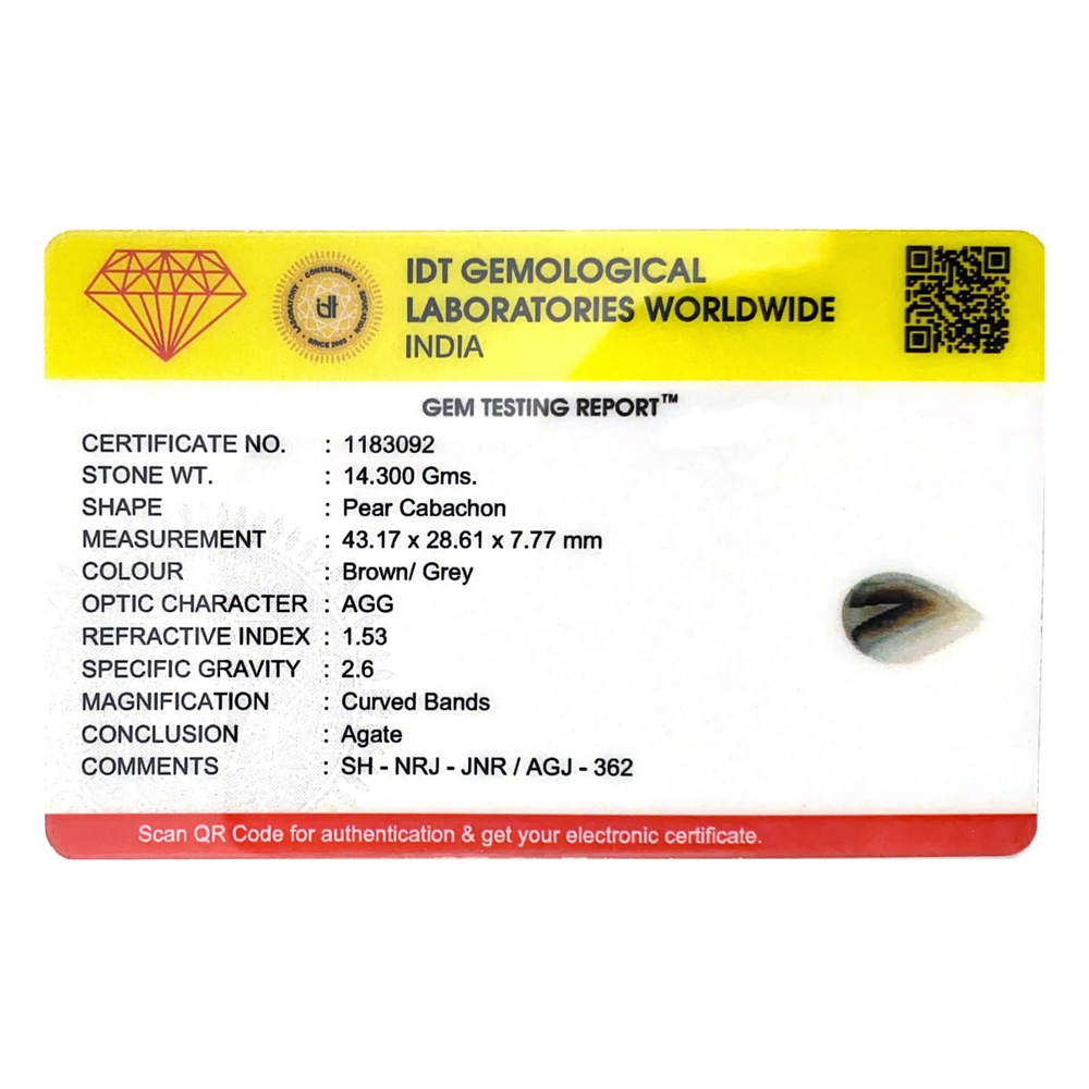 Sulemani Haqeeq - 71.5 Carat - Pramogh