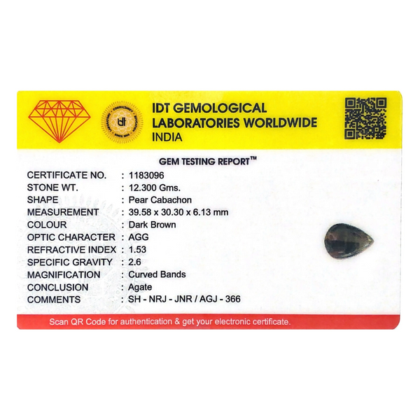 Sulemani Haqeeq - 61.5 Carat - Pramogh