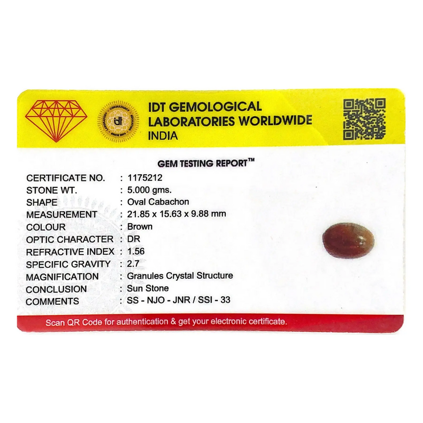 Sun Stone - 25 Carat - Pramogh