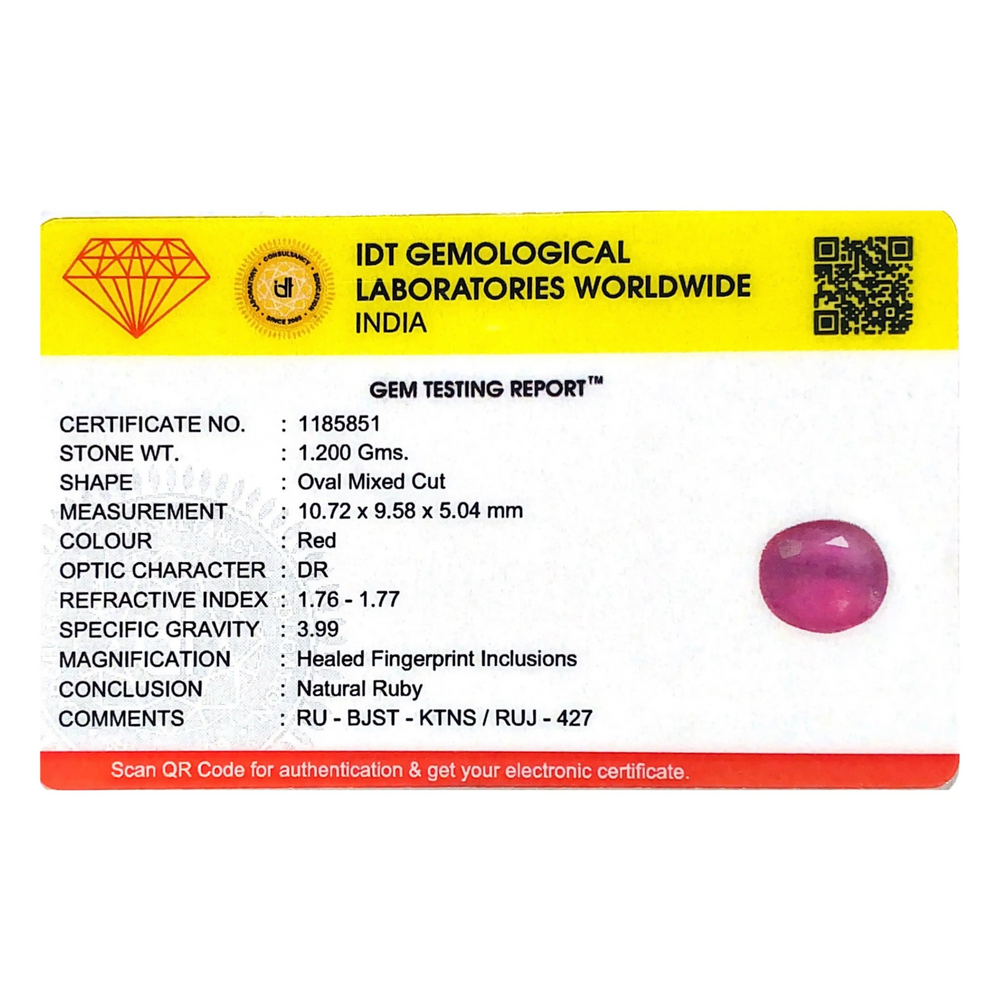 Ruby - 6 Carat - Pramogh