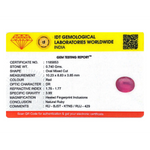Ruby - 3.7 Carat - Pramogh