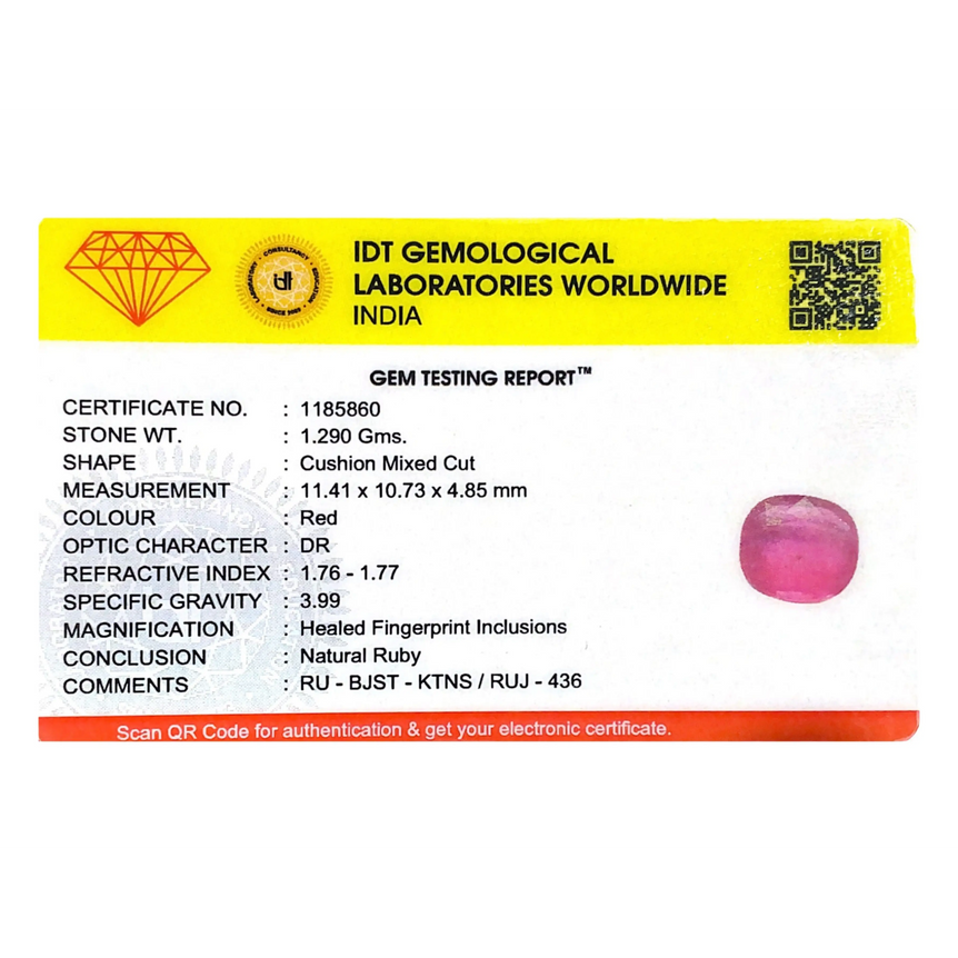 Ruby - 6.45 Carat - Pramogh