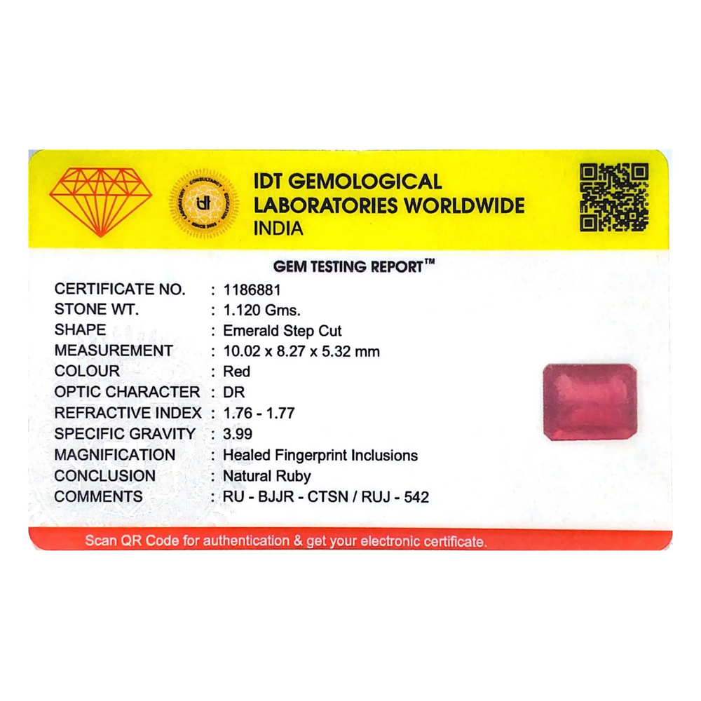 Ruby - 5.6 Carat - Pramogh