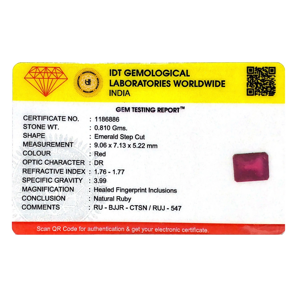 Ruby - 4.05 Carat - Pramogh