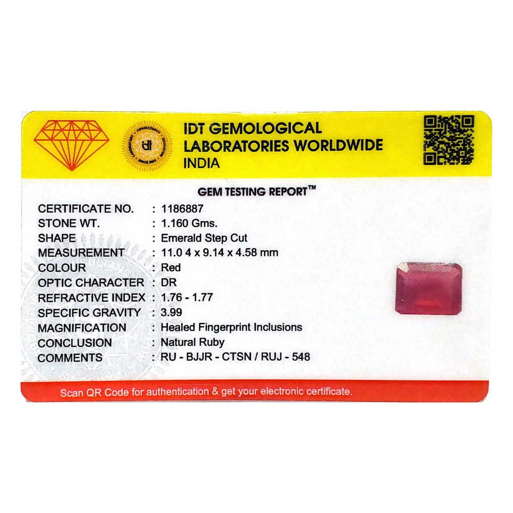 Ruby - 5.8 Carat - Pramogh