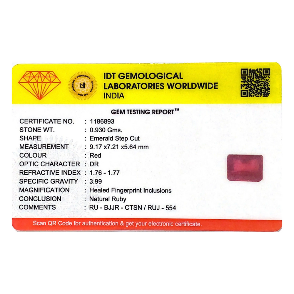 Ruby - 4.65 Carat - Pramogh