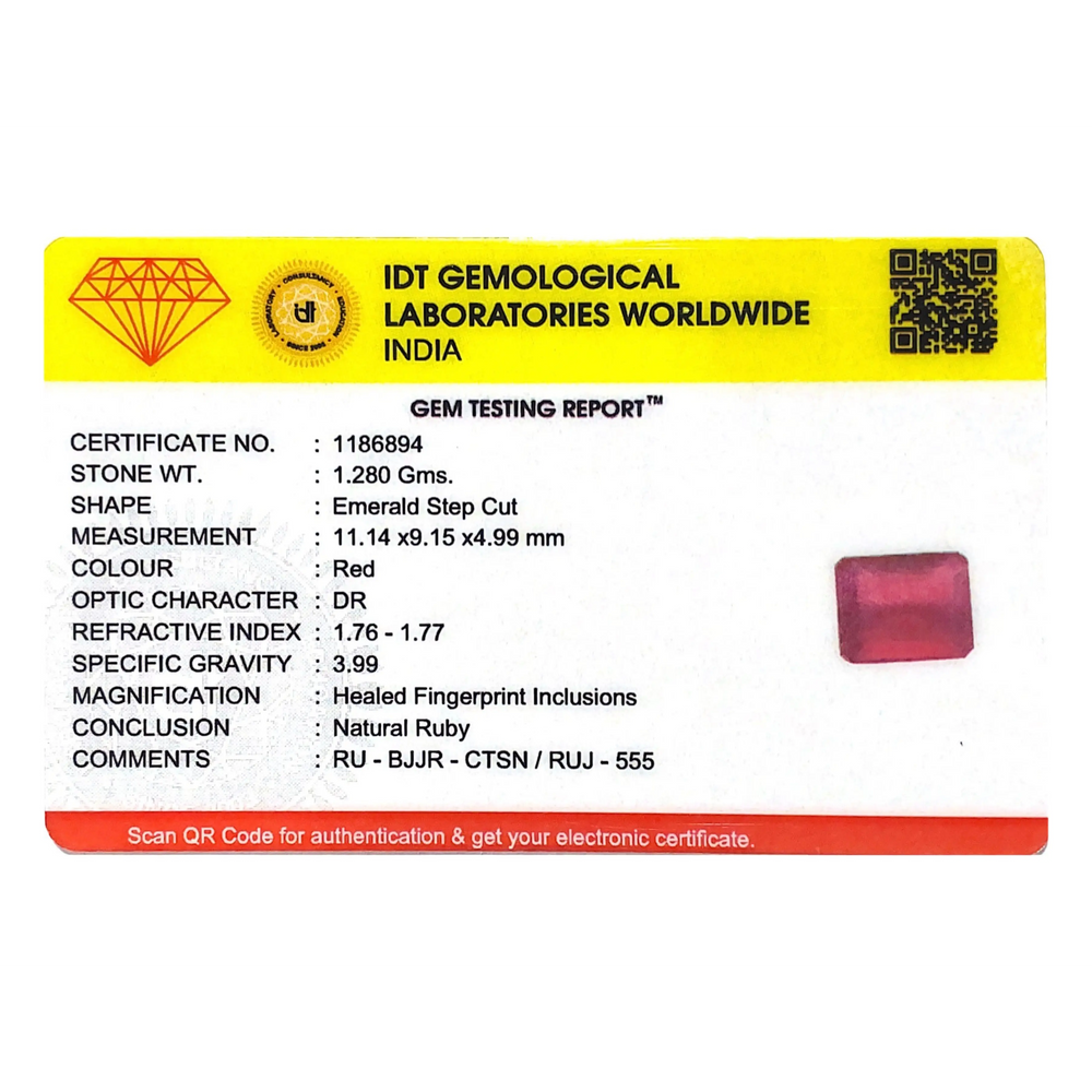 Ruby - 6.4 Carat - Pramogh