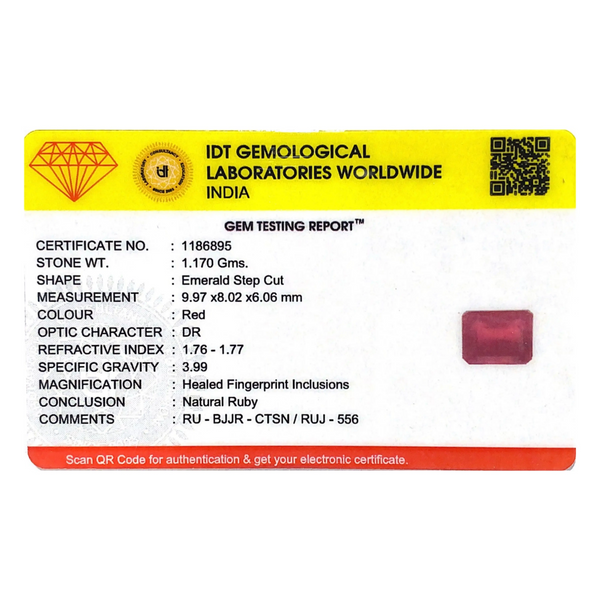 Ruby - 5.85 Carat - Pramogh