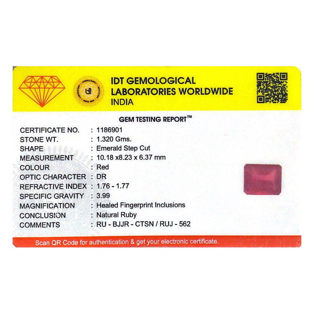 Ruby - 6.6 Carat - Pramogh