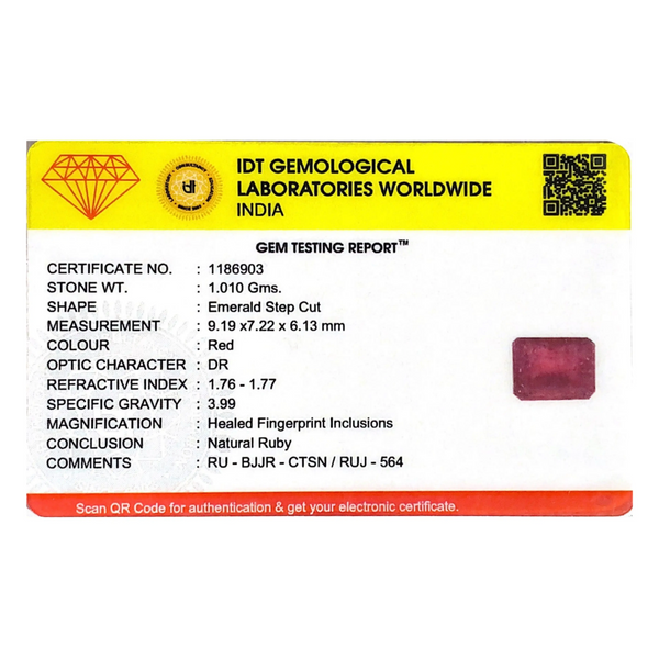 Ruby - 5.05 Carat - Pramogh
