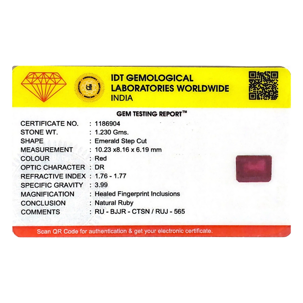Ruby - 6.15 Carat - Pramogh