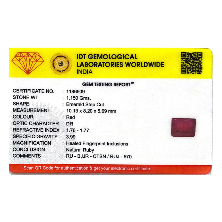 Ruby - 5.75 Carat - Pramogh