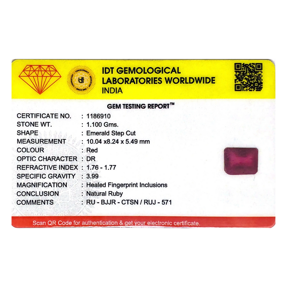Ruby - 5.5 Carat - Pramogh