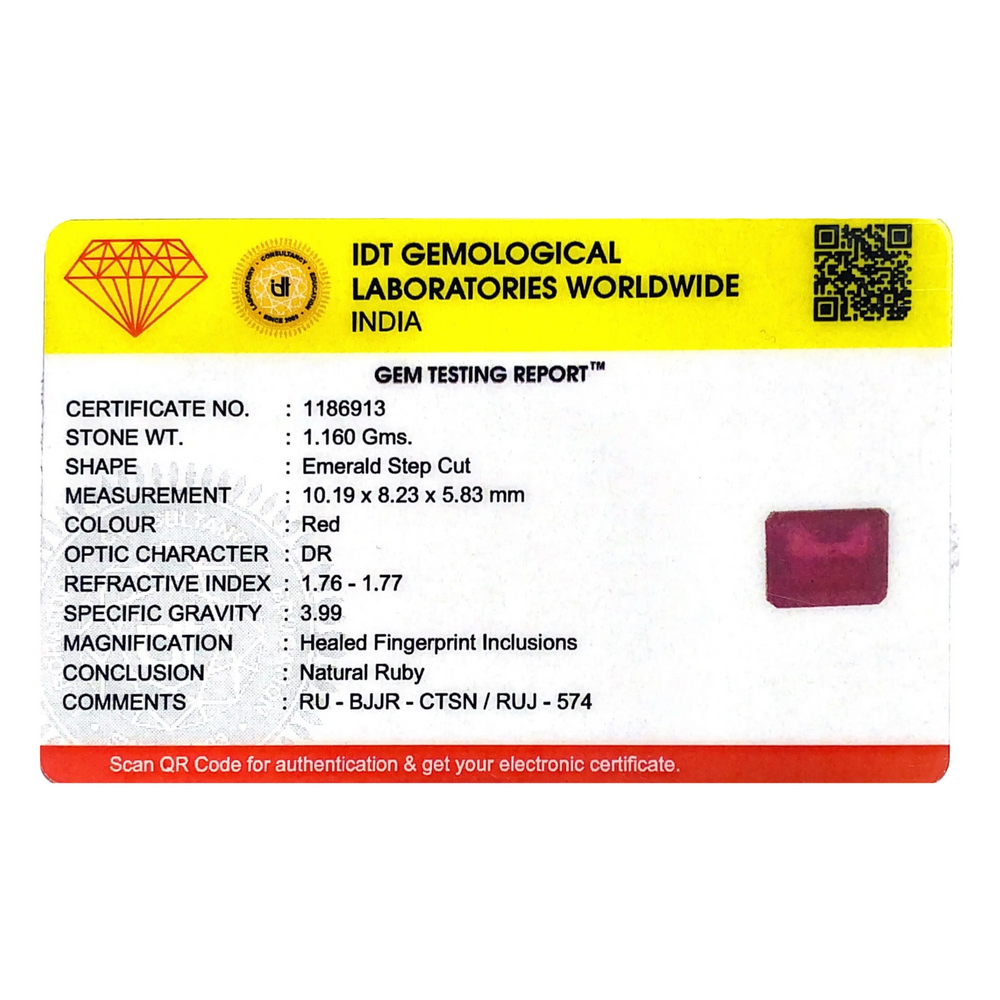 Ruby - 5.8 Carat - Pramogh