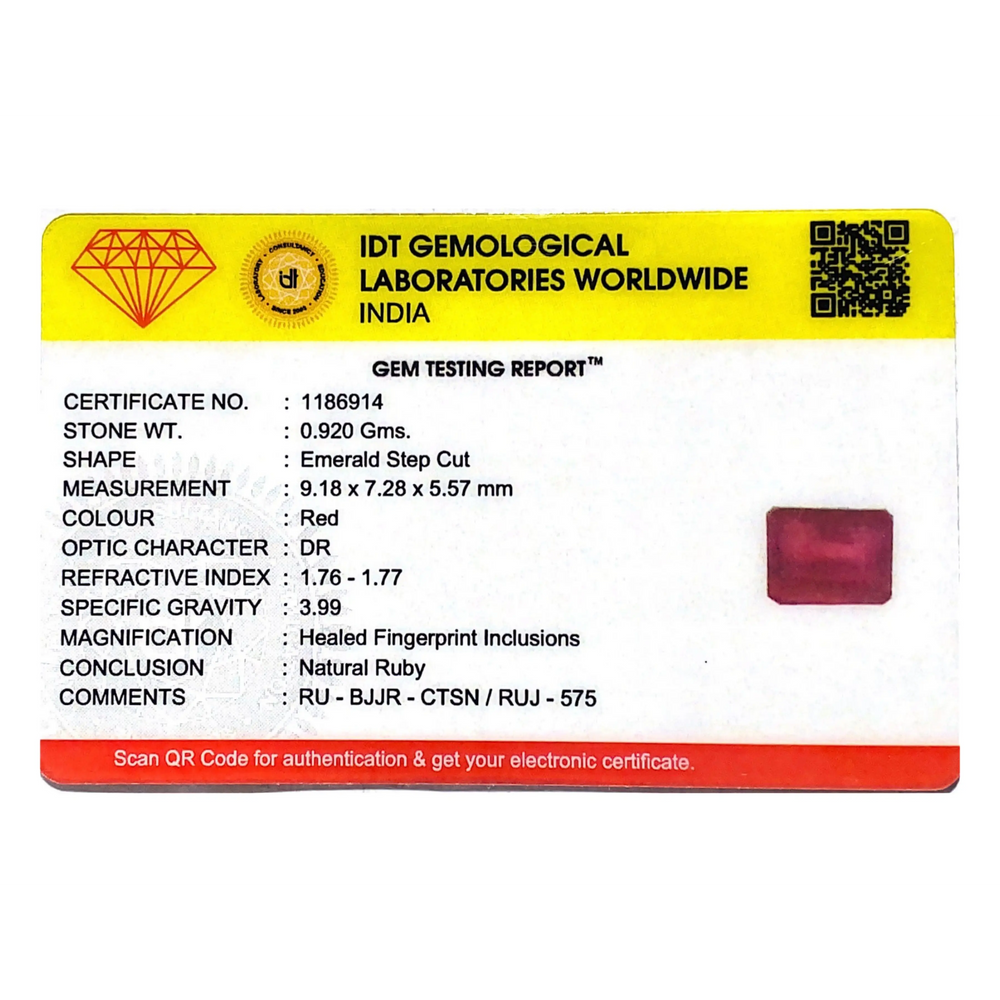 Ruby - 4.6 Carat - Pramogh