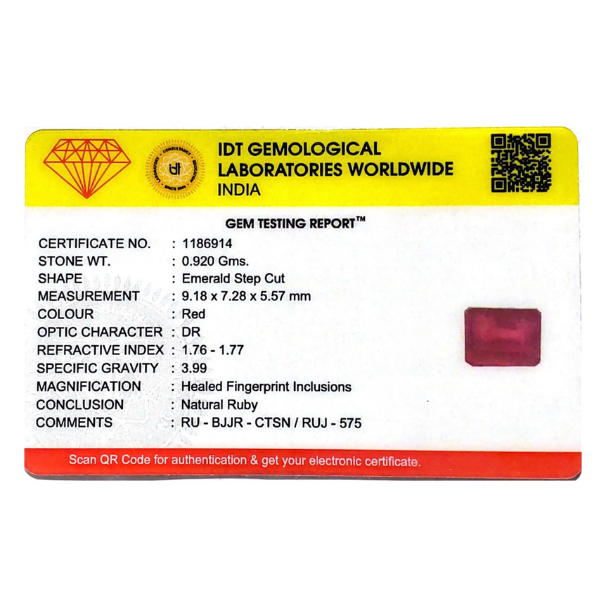 Ruby - 4.6 Carat - Pramogh