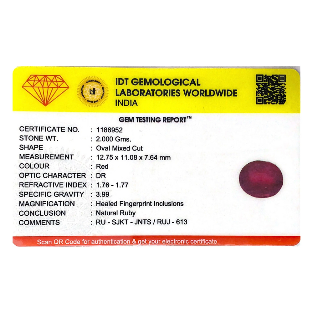 Ruby - 10 Carat - Pramogh