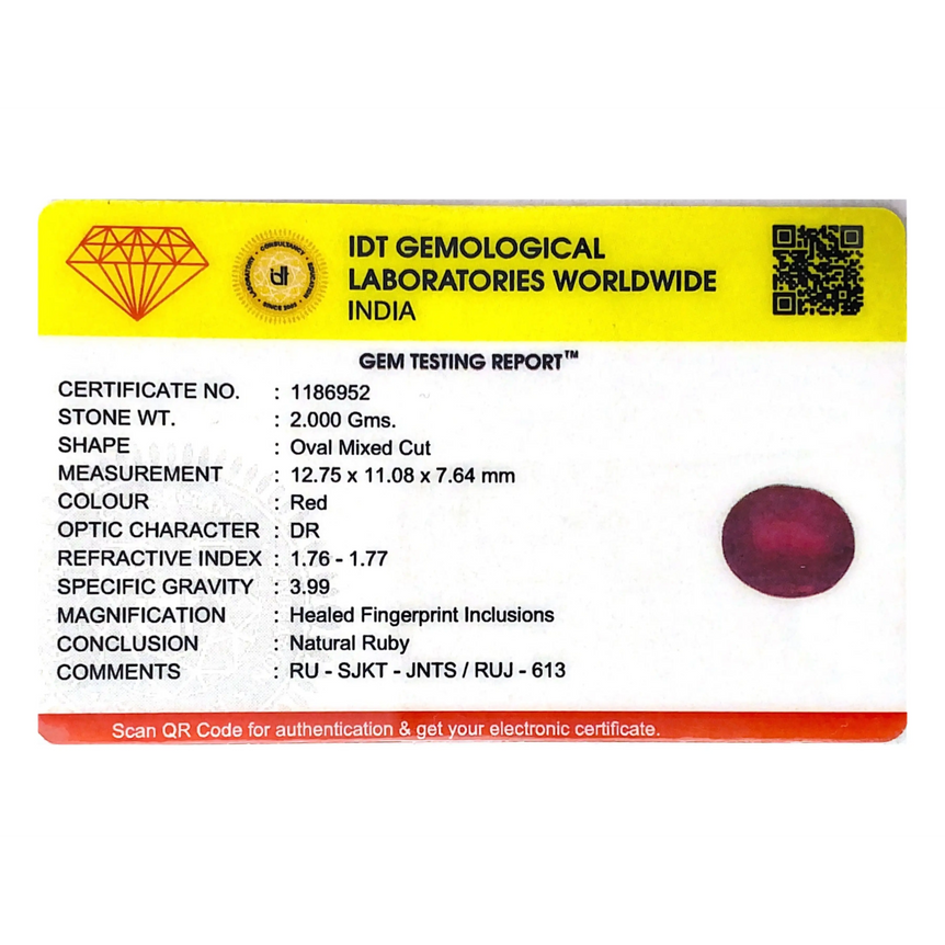 Ruby - 10 Carat - Pramogh