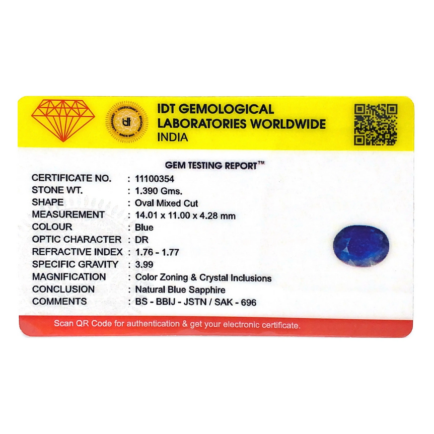 Blue Sapphire - 6.95 Carat