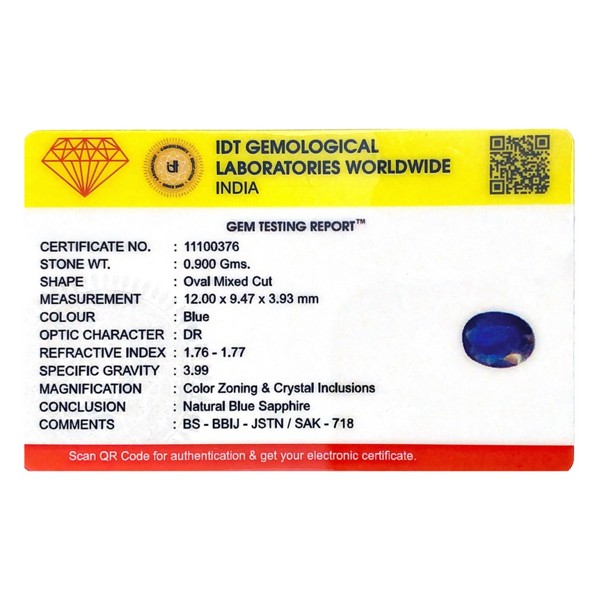 Blue Sapphire - 4.5 Carat