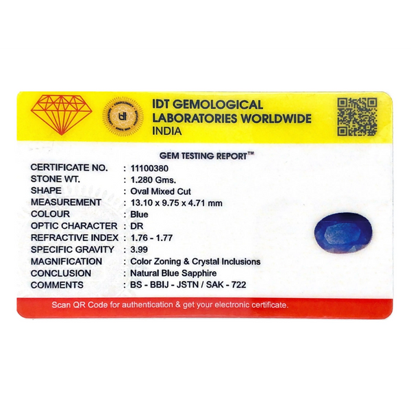 Blue Sapphire - 6.4 Carat