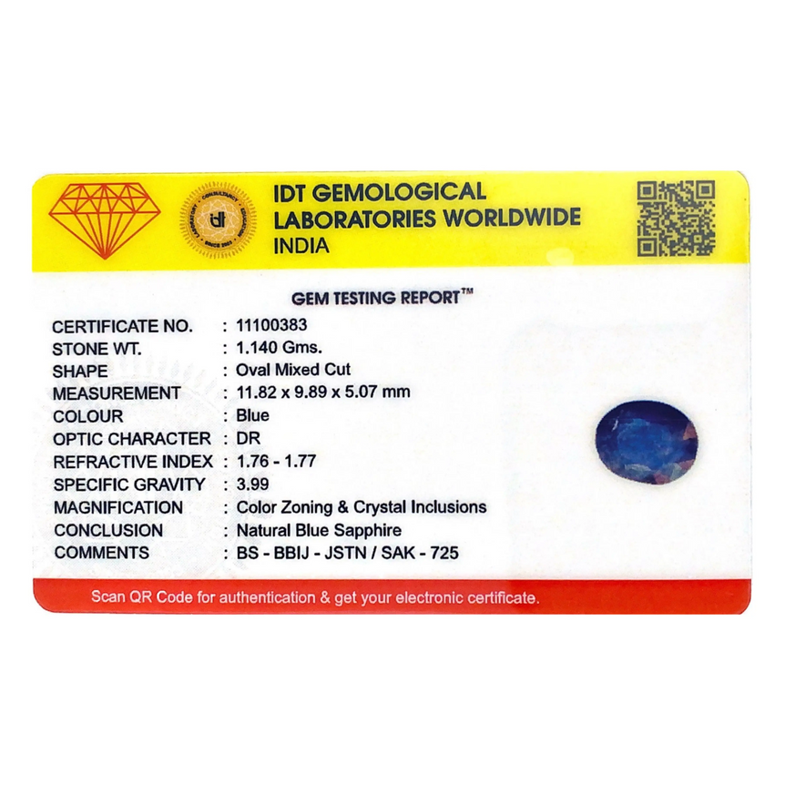 Blue Sapphire - 5.7 Carat