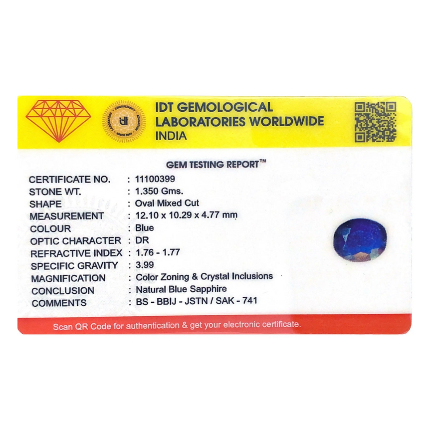 Blue Sapphire - 6.75 Carat