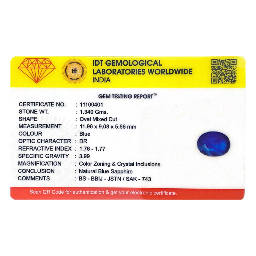 Blue Sapphire - 6.7 Carat