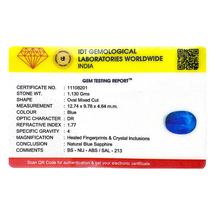 Blue Sapphire - 5.65 Carat
