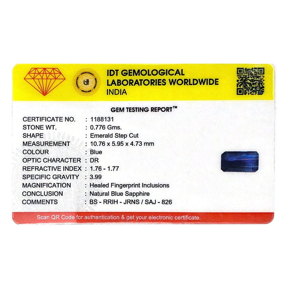 Blue Sapphire - 3.88 Carat